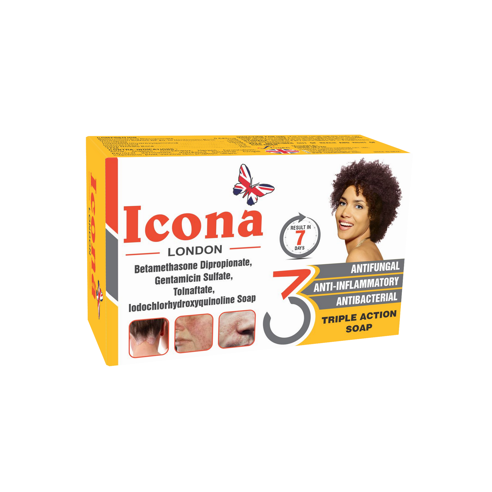 Icona  Soap for face and body moisturizer Moisturizing